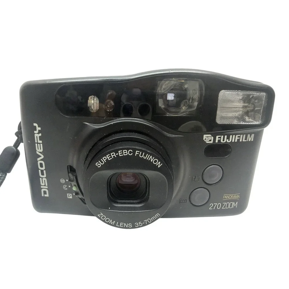 Fujifilm Discovery 270 Zoom Date 35-70mm 35mm Film Camera Tested Working
